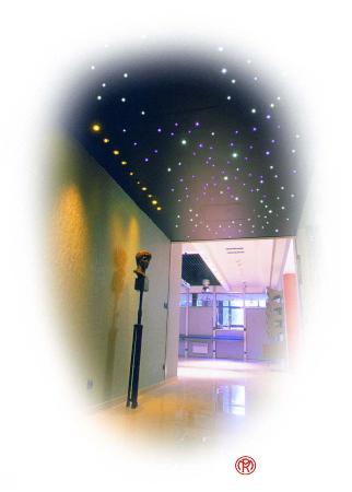 Eclairage design par fibre optique lumineuse Désign plafond Étoilé
